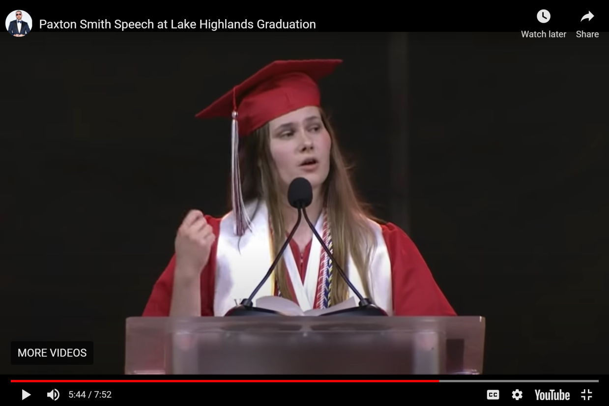 North Texas Valedictorian’s Pro-Choice Commencement Speech Goes Viral
