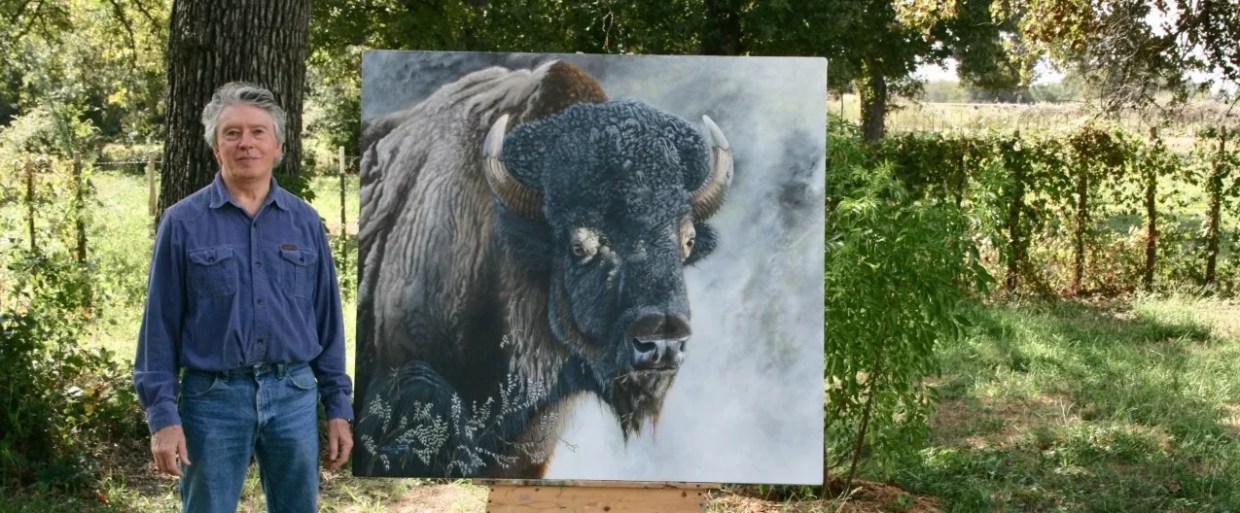 British-Born David Prescott Settled in North Texas To Paint and Rescue Wild Life