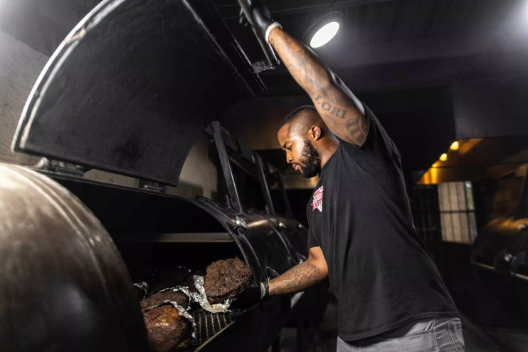 Kris Manning at Smokey Joe's BBQ