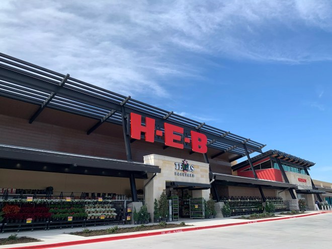 H-E-B storefront.