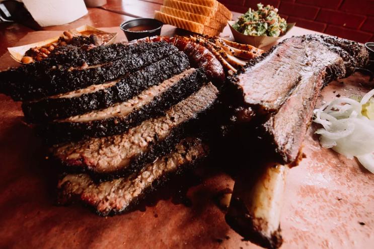 sliced brisket