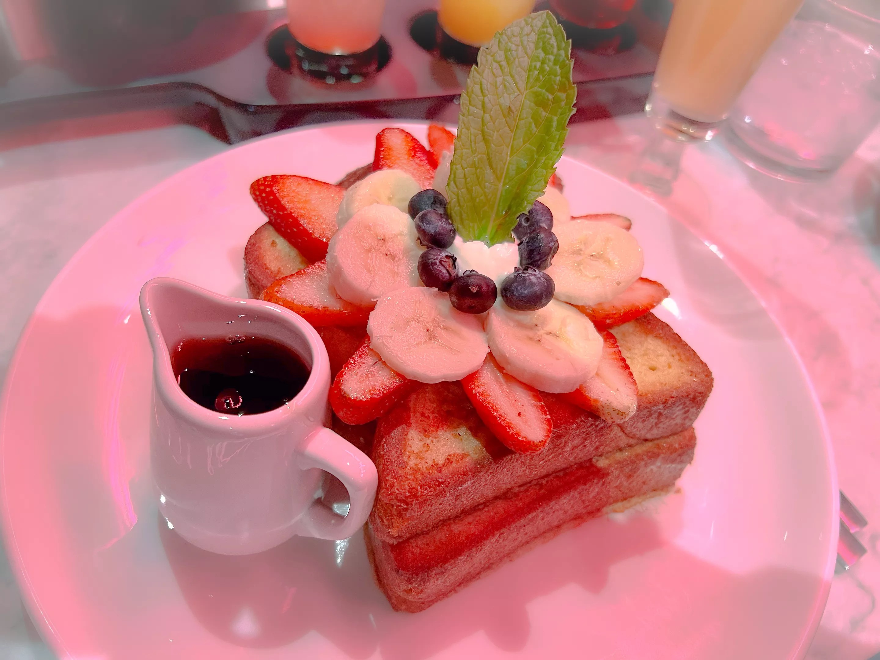 The Very Berry French Toast at 360 Brunch House