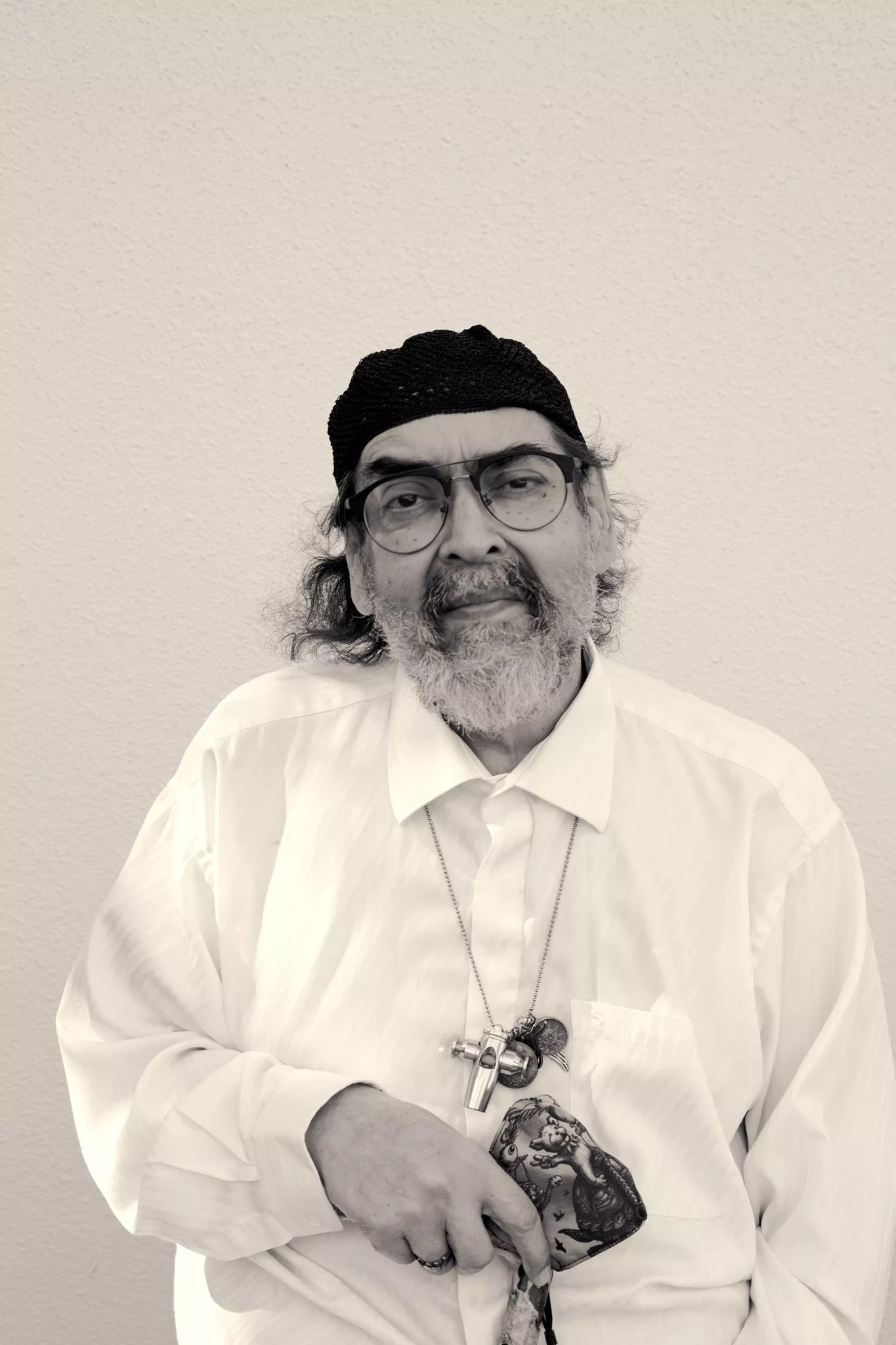 Dennis Gonzalez, who died in March 2022, photographed by Ginger Berry. A legacy band honoring the musician will record an album this weekend.