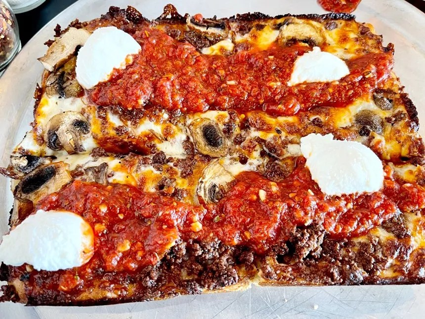 The Longacre from Motor City Pizza