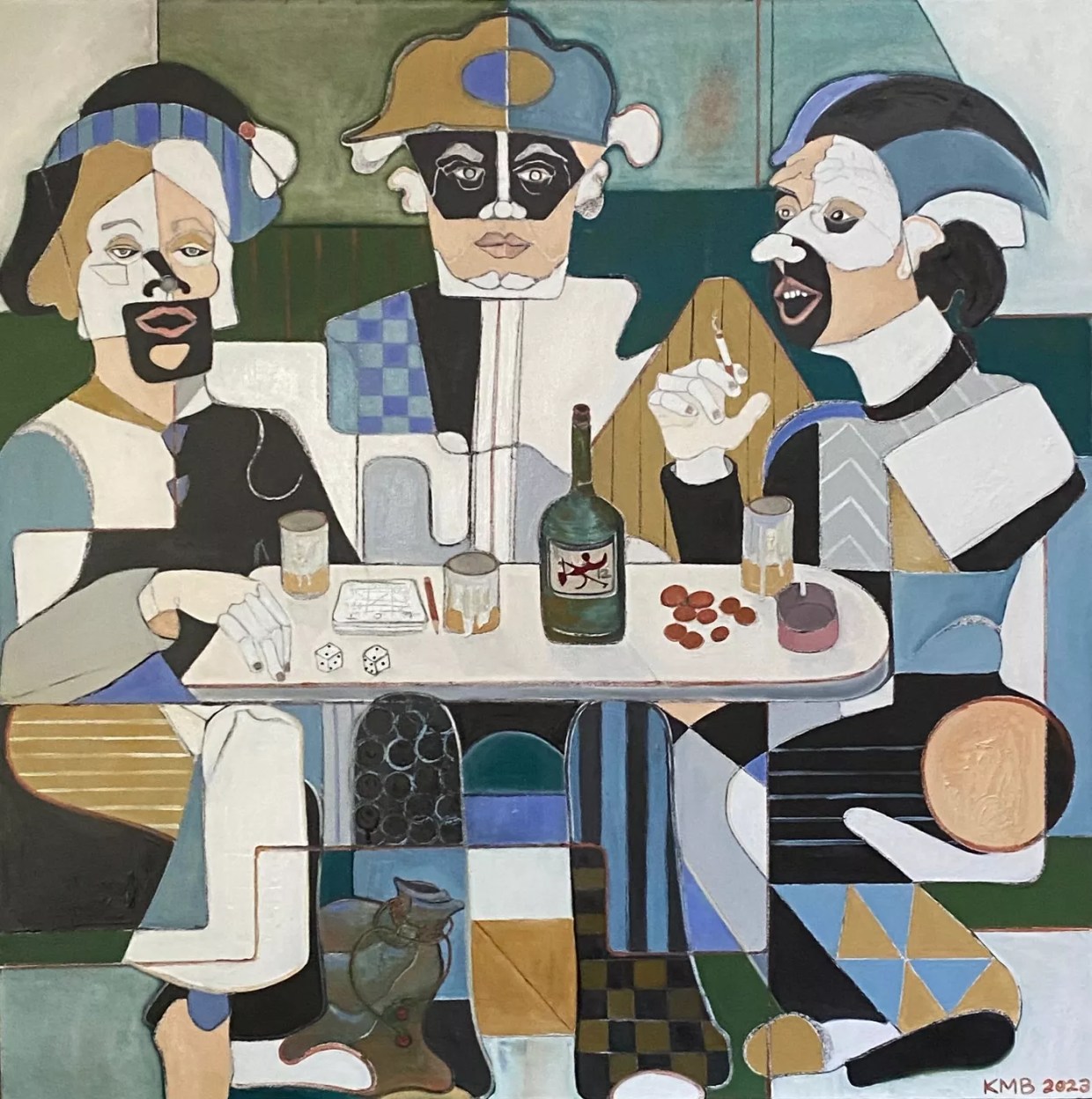 Kathryn Bagwell Makes a Game Out of Painting Human Figures