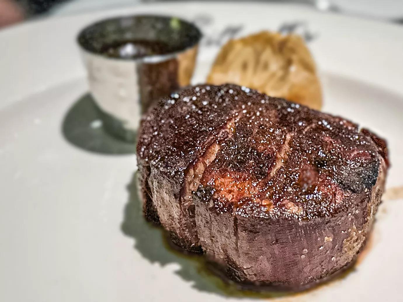 A 12-ouce filet mignon at Stillwell's