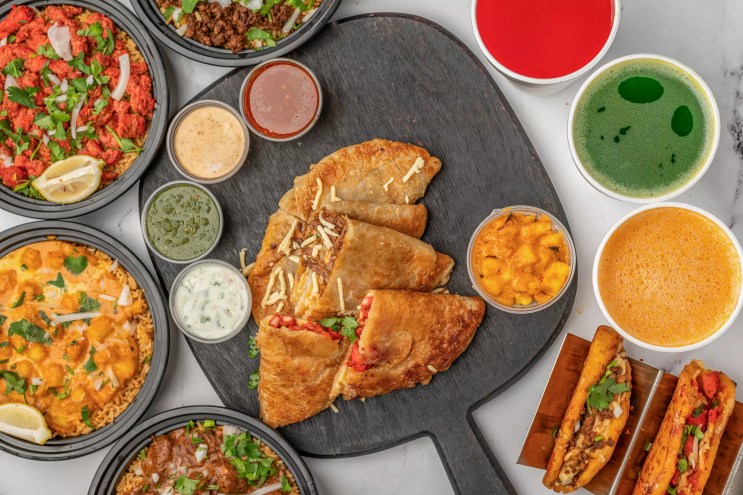 Tacos, quesadillas and other Mexican dishes at Halal Fusionz