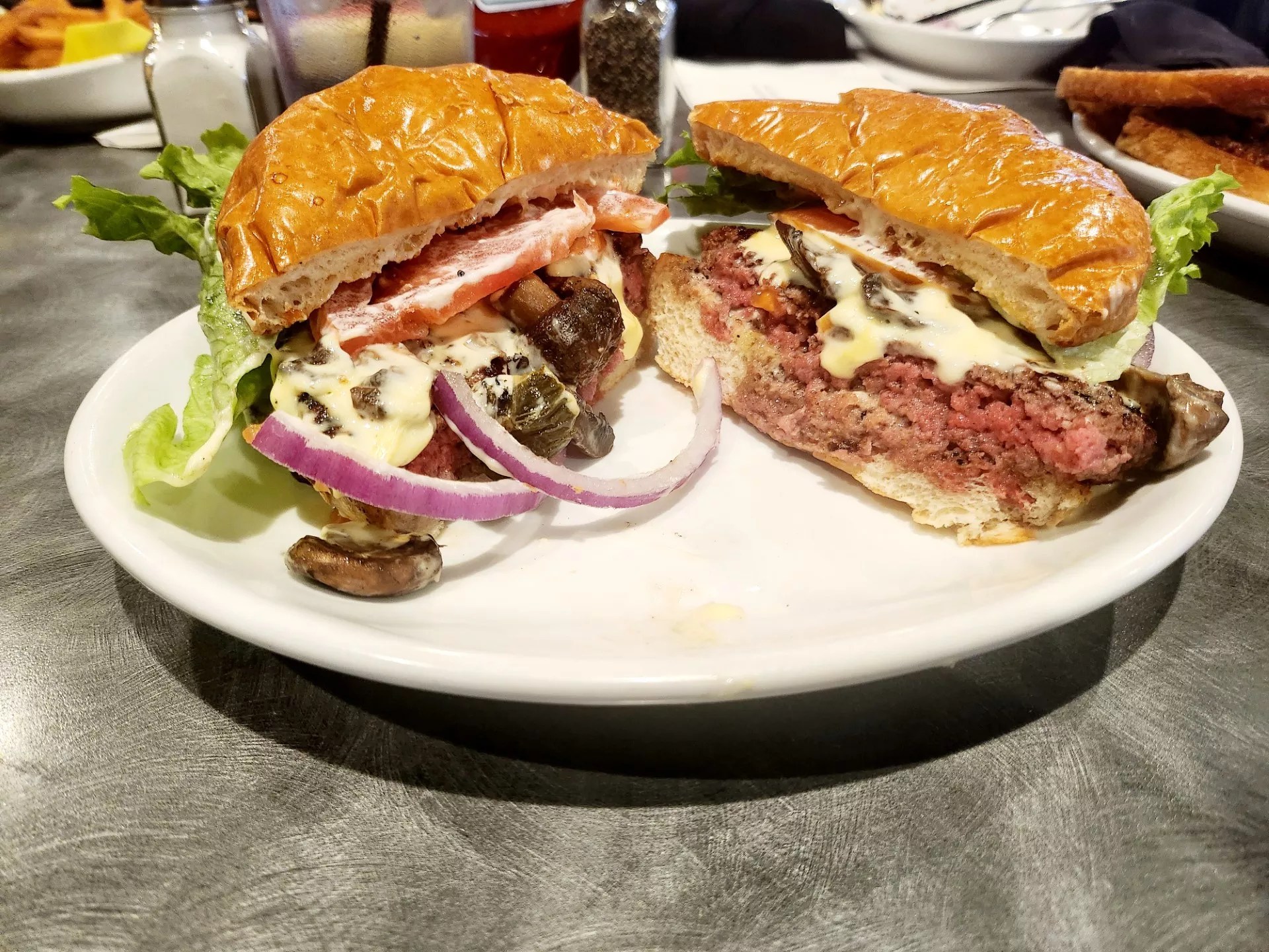 Mushroom Brie burger at Kenny's in Dallas