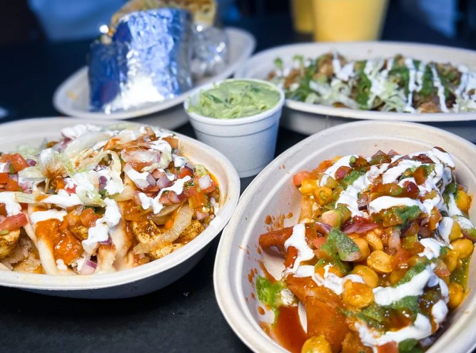 Bowls, tacos and salads from Tikka and Bowls in Arlington