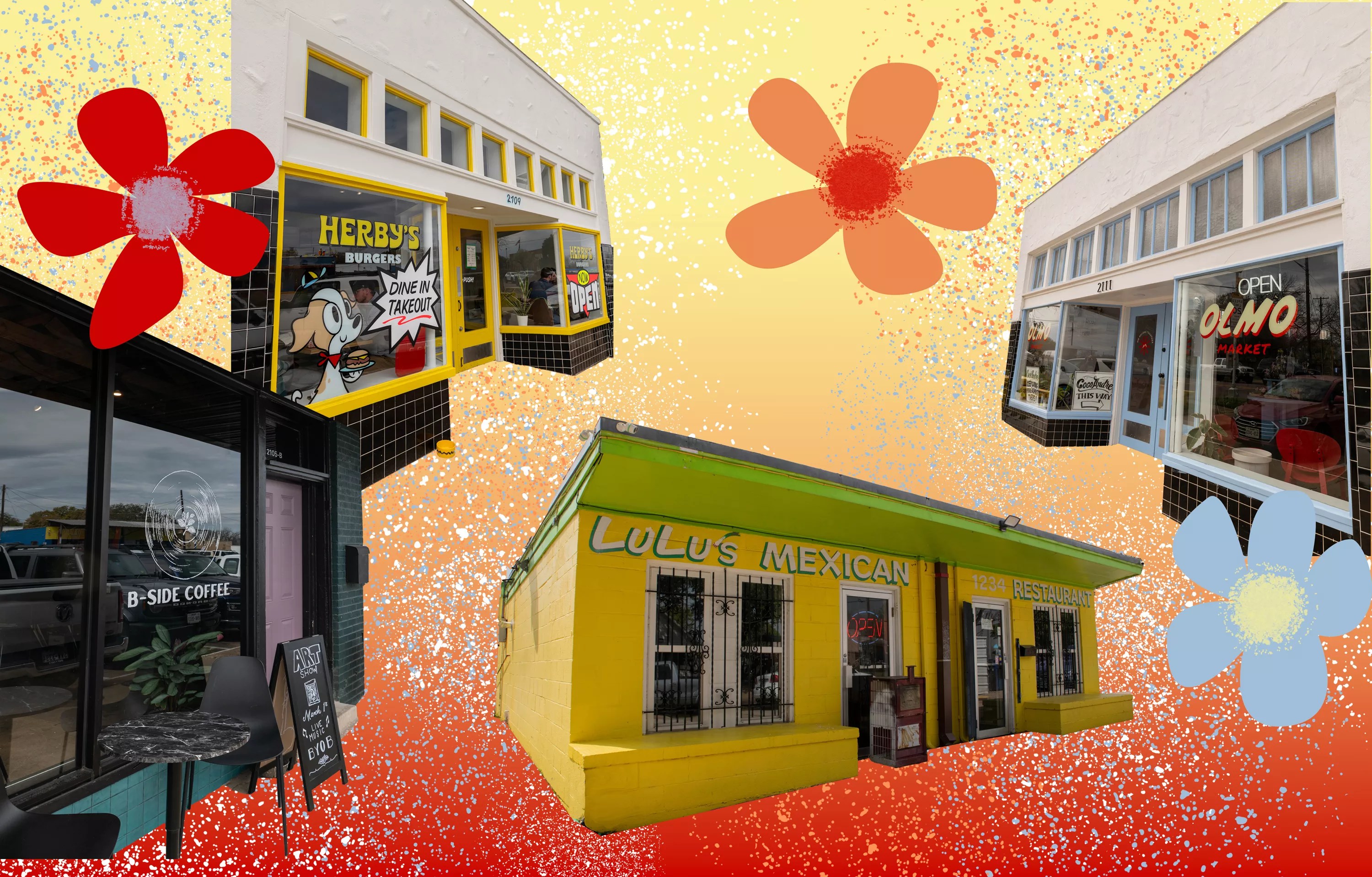 elmwood neighborhood illustration