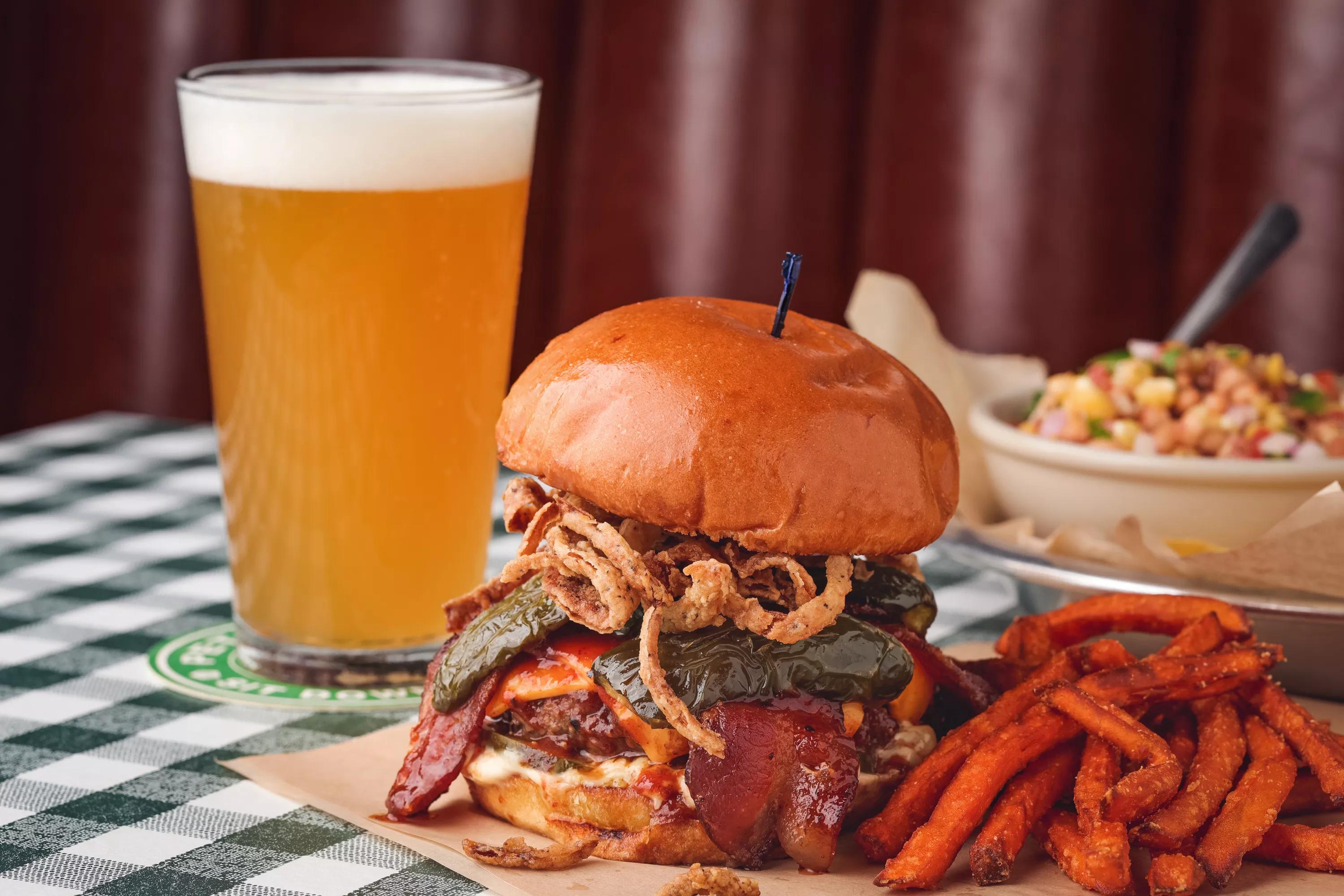 the Bodacious Burger at Rodeo Goat