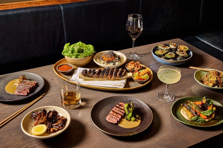 A spread of dishes from Uchiko, now open in Plano.