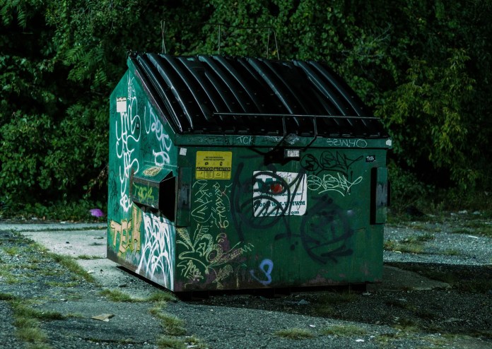 trash dumpster