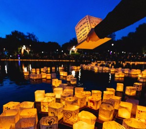 The Water Lantern Festival in Plano.