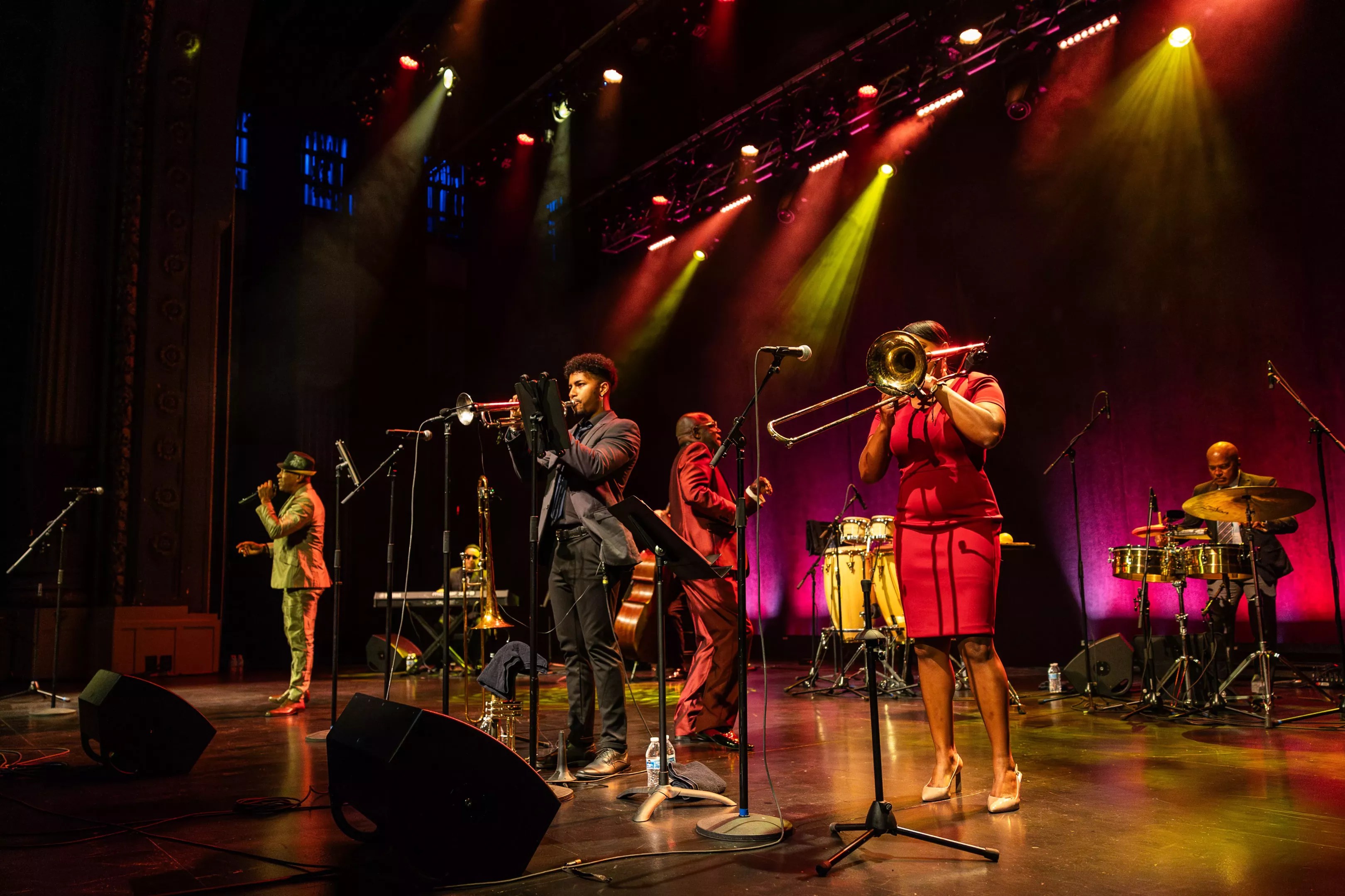 The Buena Vista Orchestra plays Dallas' Majestic Theatre.