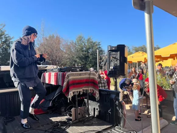 St. Vincent took to Resident to give a show to Lake Highlands residents.
