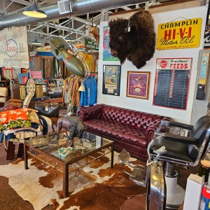The new Dallas vintage shop Curiosities the Garage.
