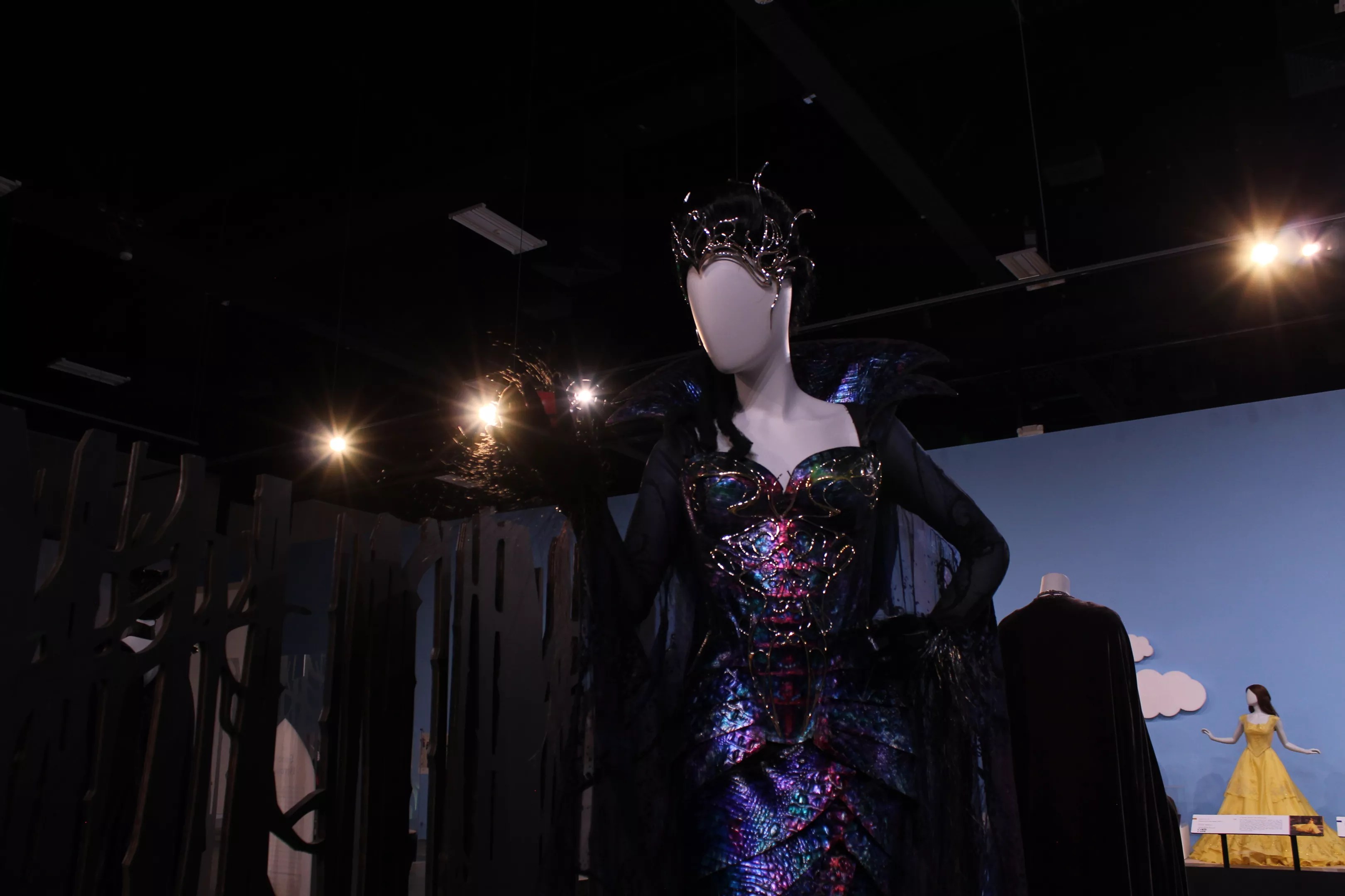 Heroes & Villains: The Art of the Disney Costume on display at Arlington Museum of Art.