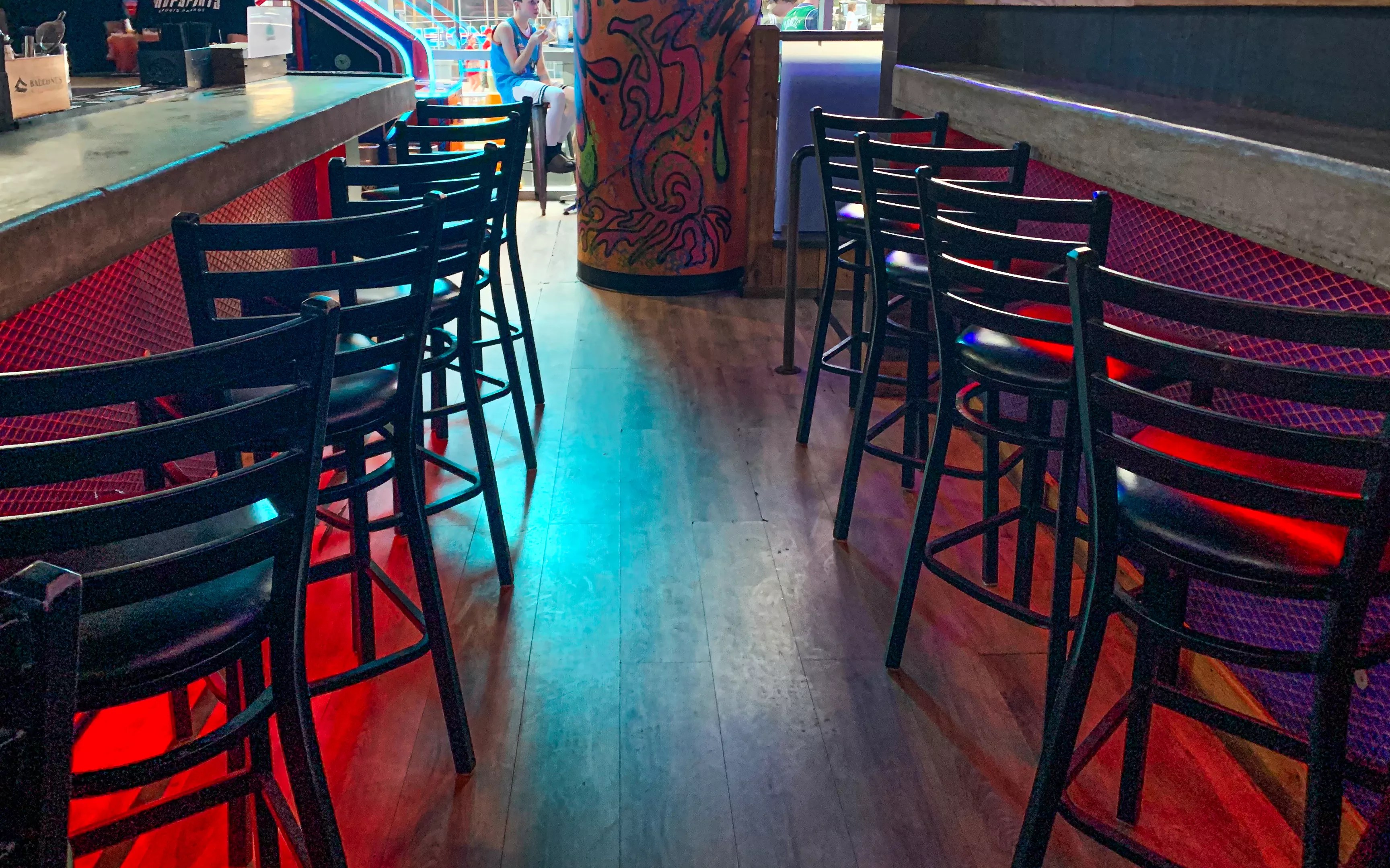 barstools at Chip Sports