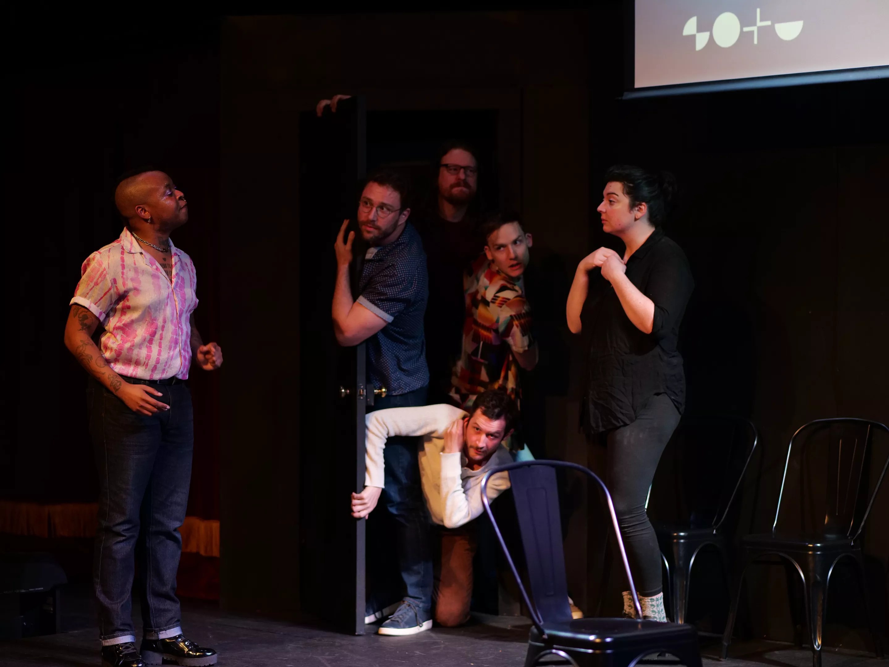 Stomping Ground comedy actors onstage