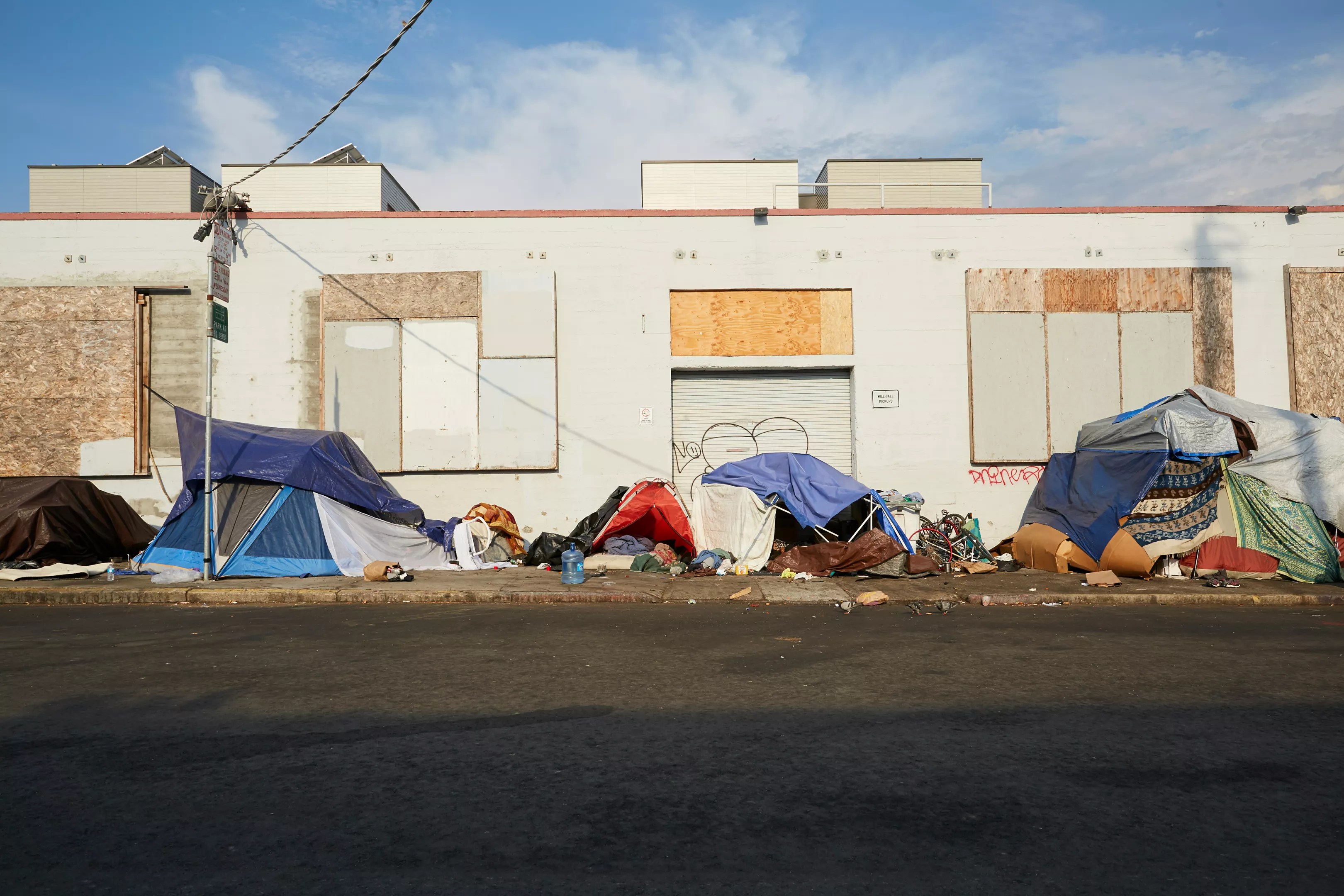 homeless encampment