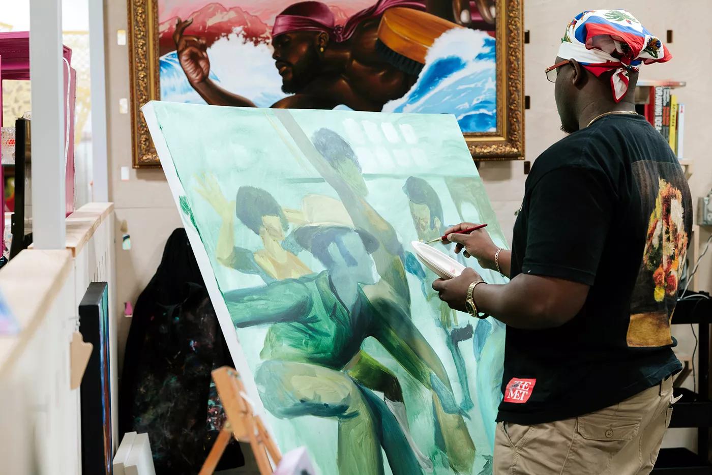 artist painting