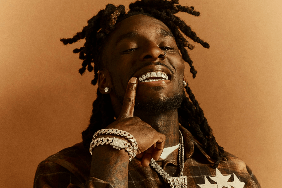 Man smiling with chains