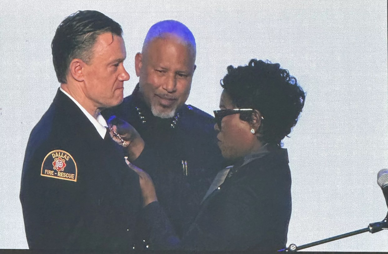 At Swearing-In, New Dallas Police Chief Promises To Recruit More Officers
