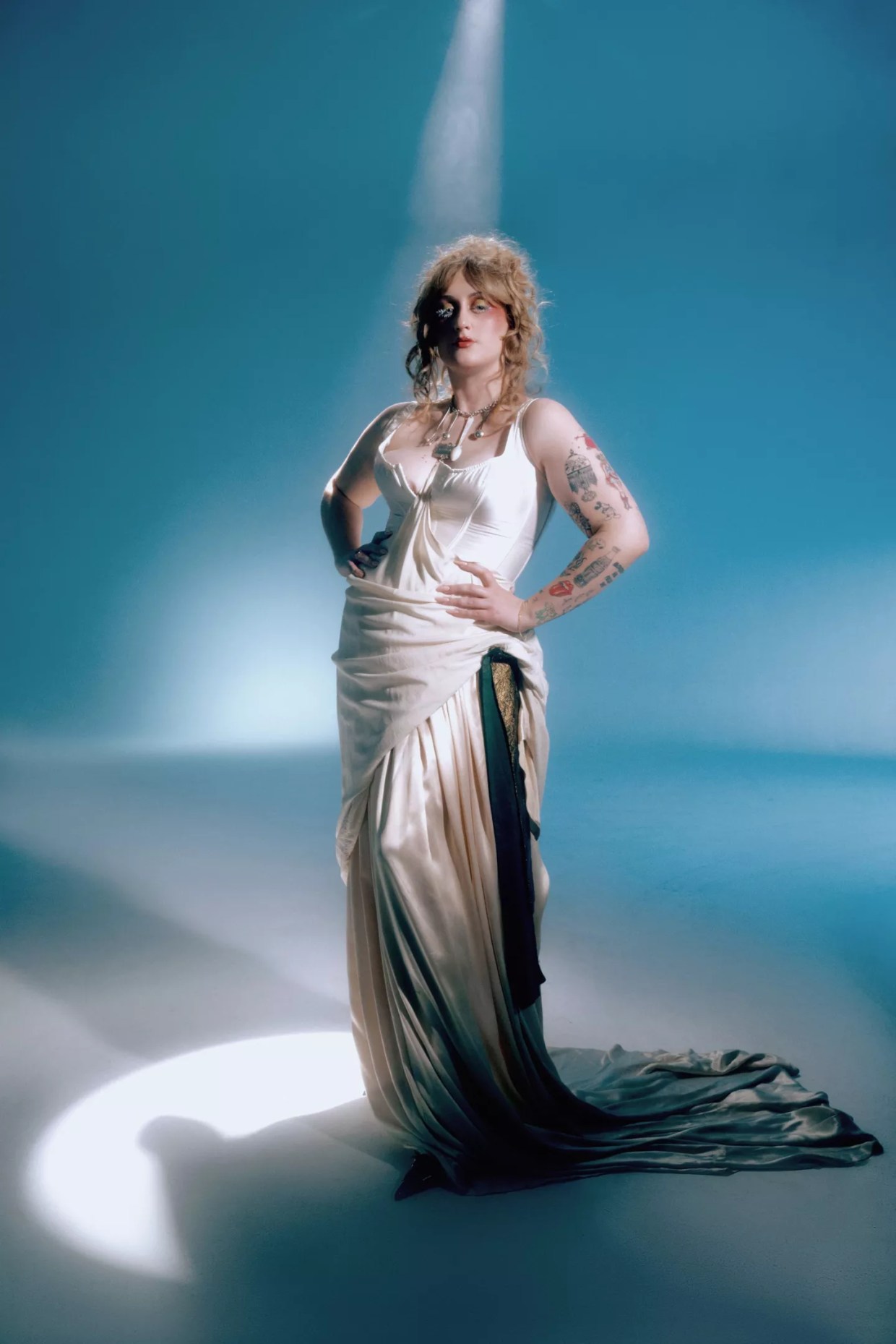 Woman standing and posing for a photo