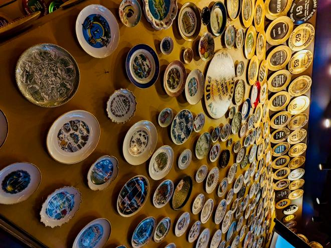 the flying saucer walls