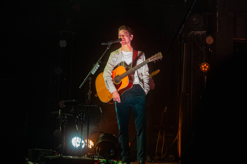 Man performing on stage