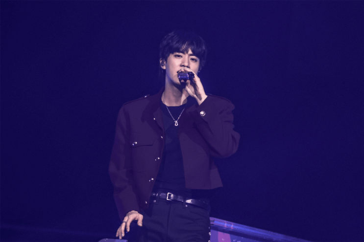 Man performing on stage