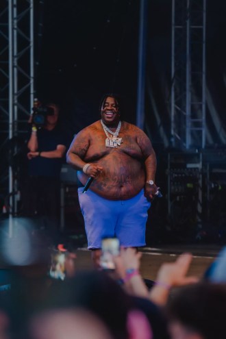 Man performing on stage