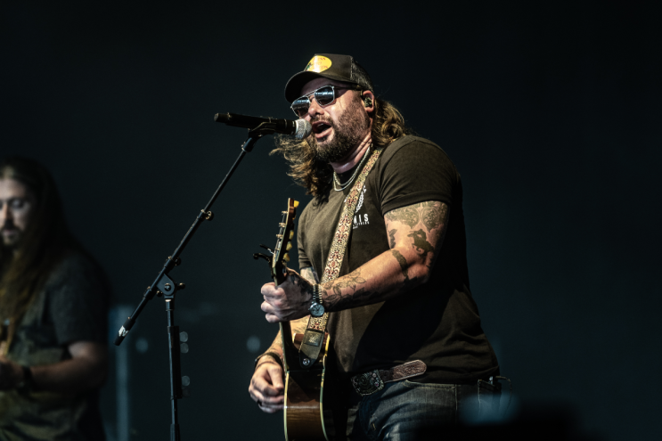 Man performing on stage