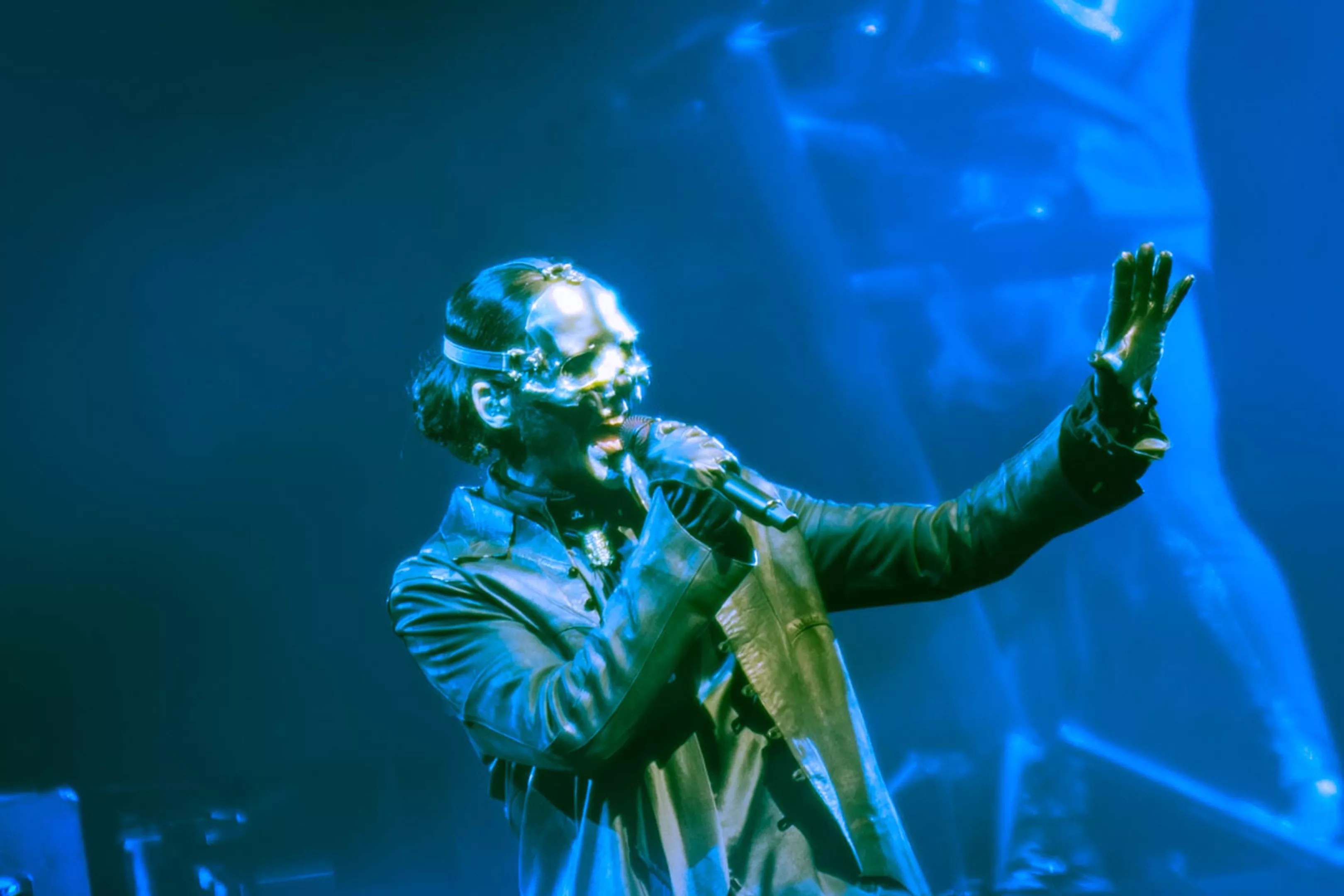 Man performing on stage