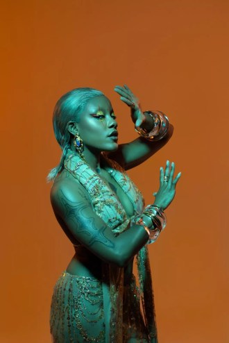 Woman posing for a picture