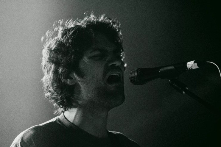 Man singing on stage