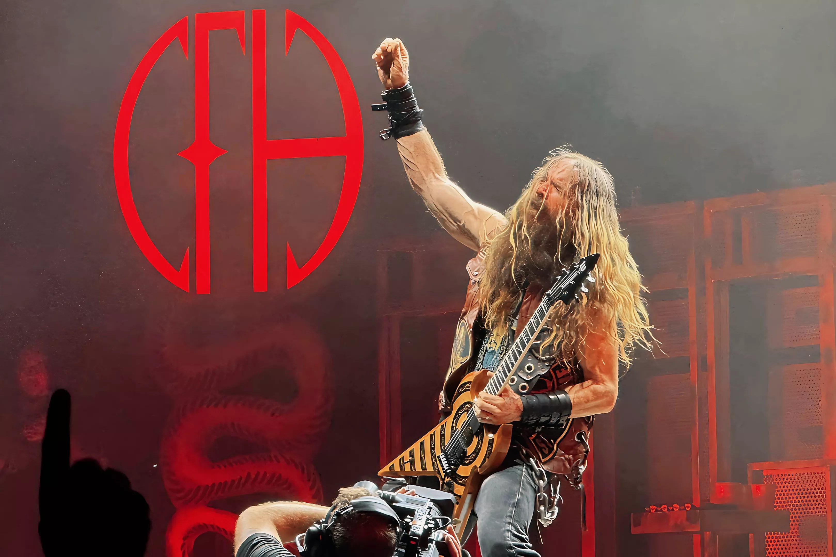 Man performing on stage